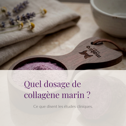 Cuillère doseuse Matirō en bois — quel dosage de collagène marin par jour
