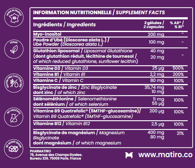 Immunity Booster Matirō — présentation du complément immunité, marque française