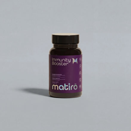 Immunity Booster Matirō — gélules végétales vegan, zinc, sélénium, vitamines