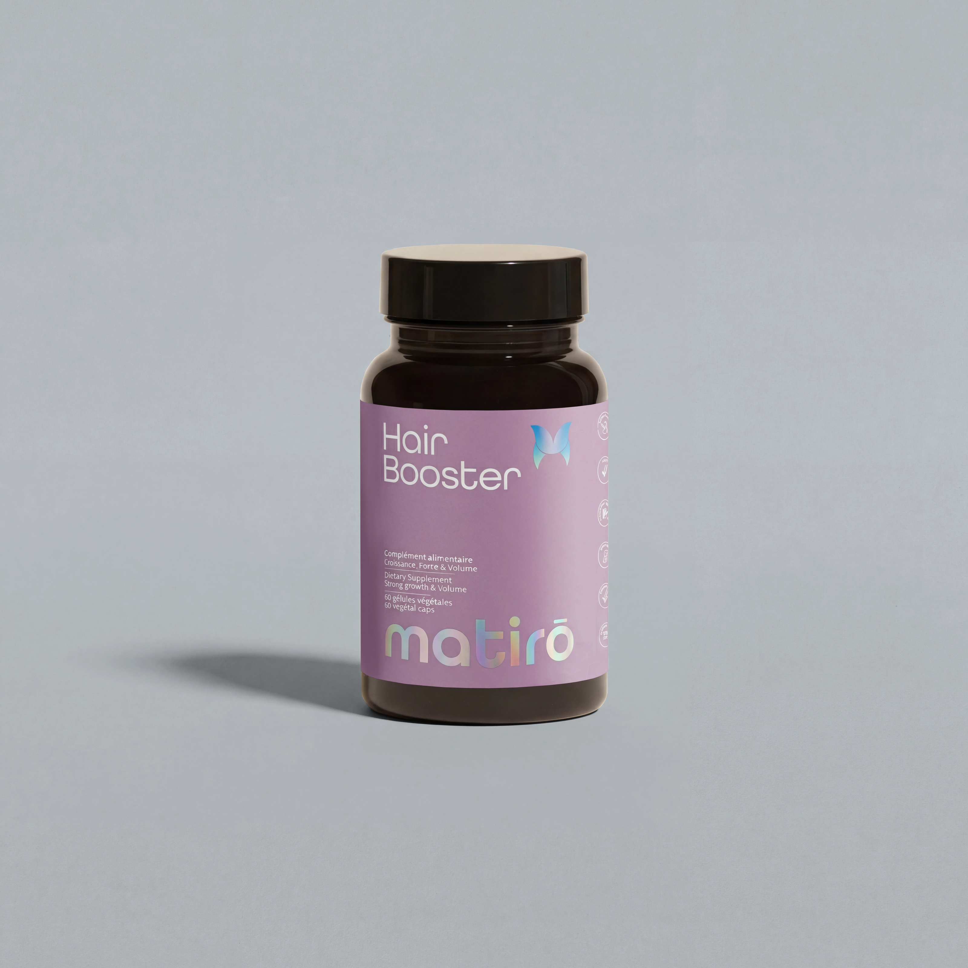 Hair Booster Matirō — gélules végétales, formule brevetée croissance et volume