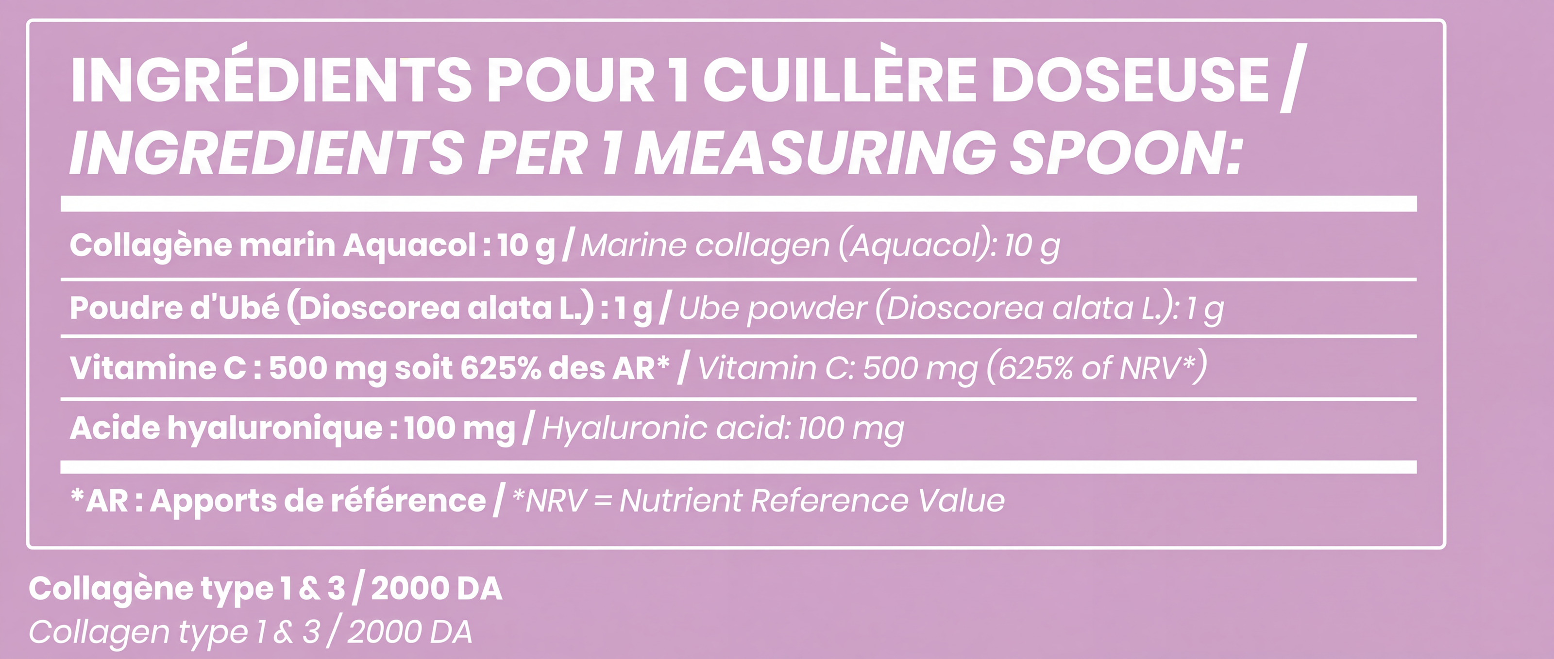 Skin Booster Matirō — complément peau éclat, fond marbre, ambiance premium